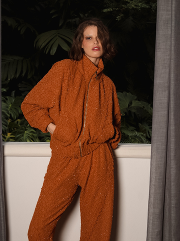 Jaqueta Tricot Lurex
