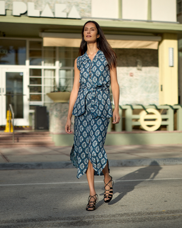Frésia Midi Skirt