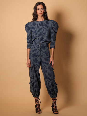 Calça Cargo Flowers