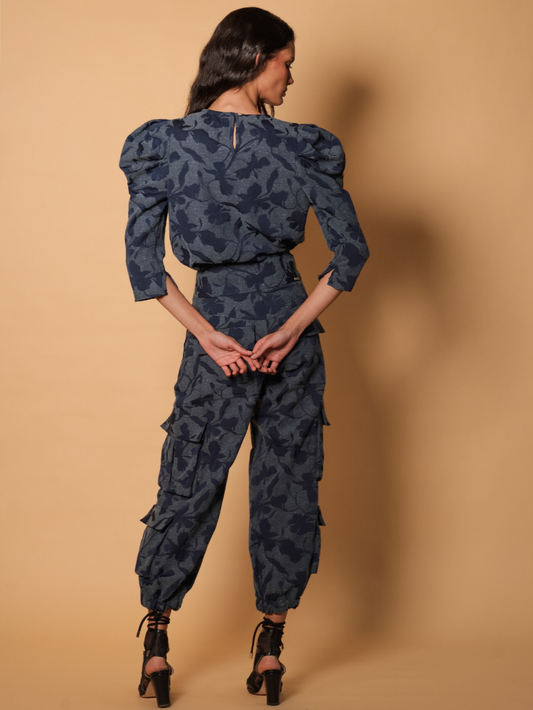 Calça Cargo Flowers